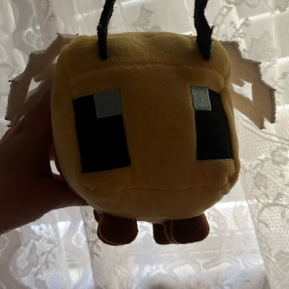 Minecraft bee plushie